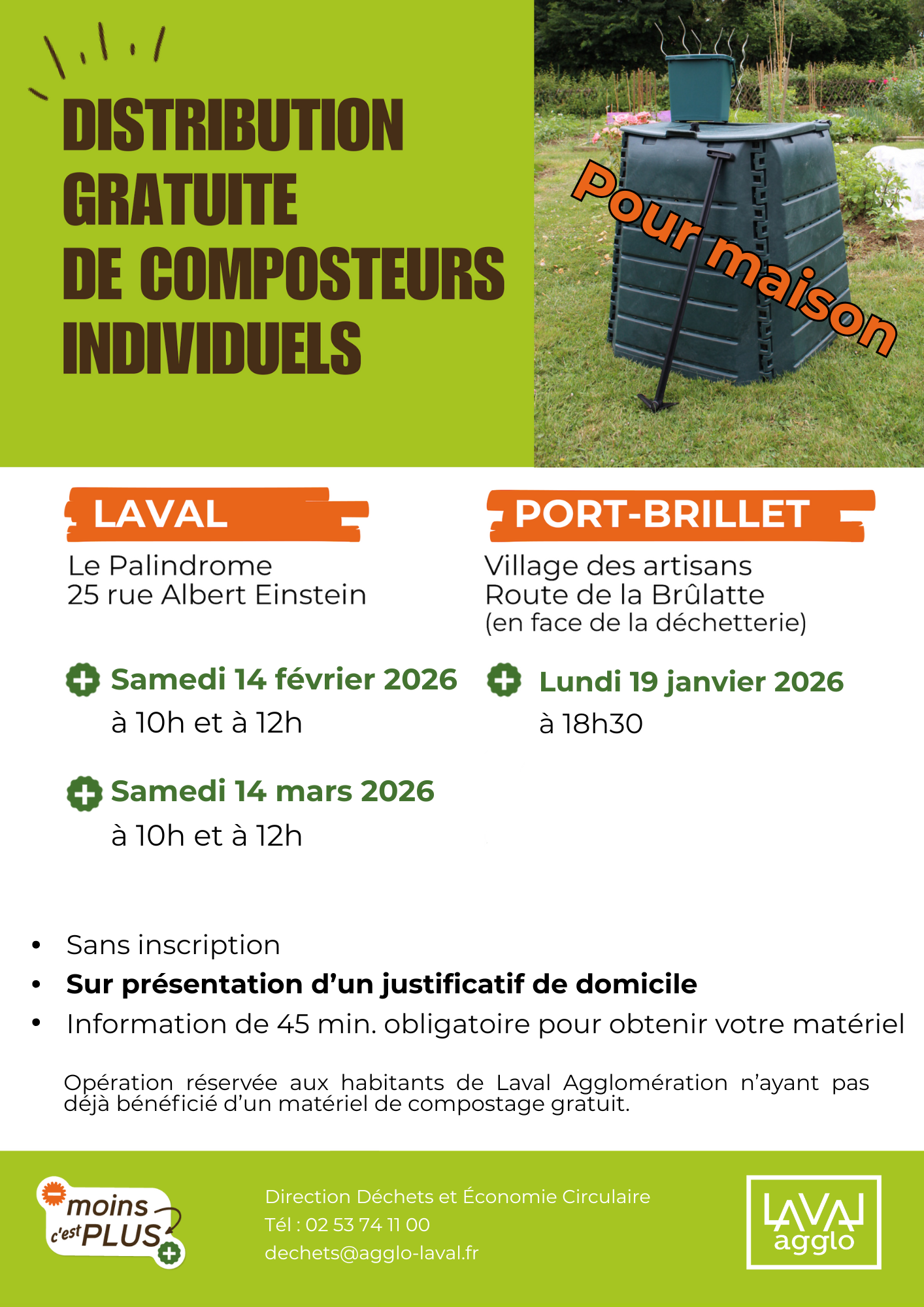 distribution de composteurs
