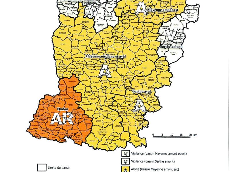 Situation étiage : restrictions d'eau