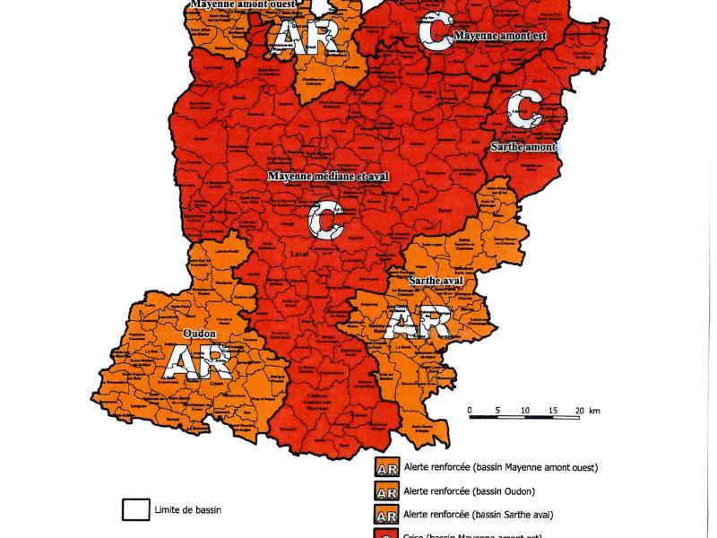 Situation étiage : restrictions d'eau