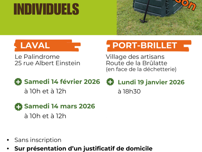 Distribution gratuite de composteurs