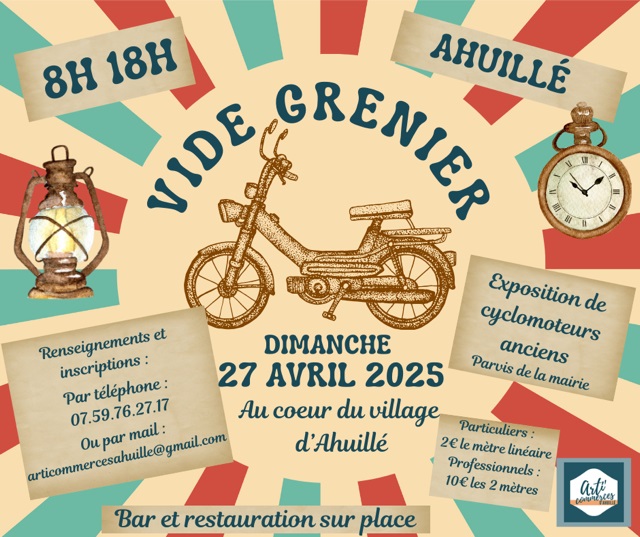VIDE GRENIER ARTI'COMMERCES