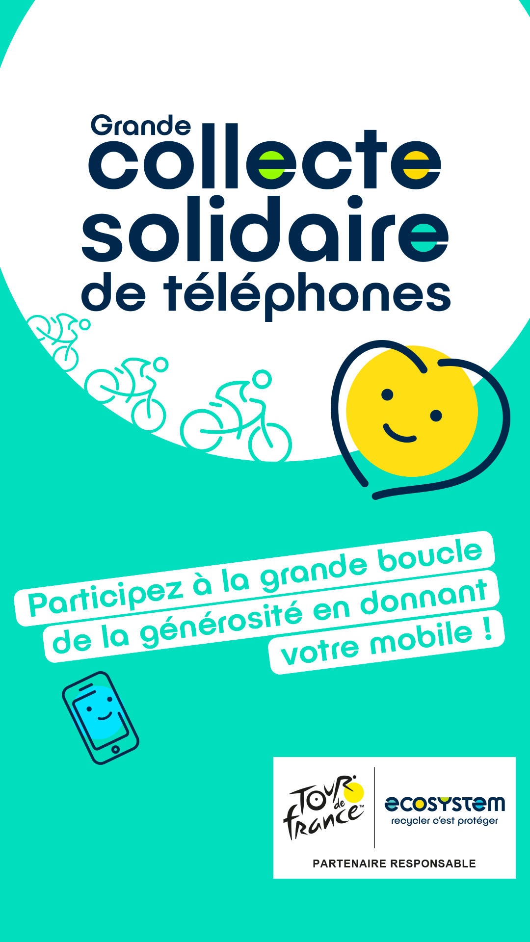 Collecte de téléphones portables